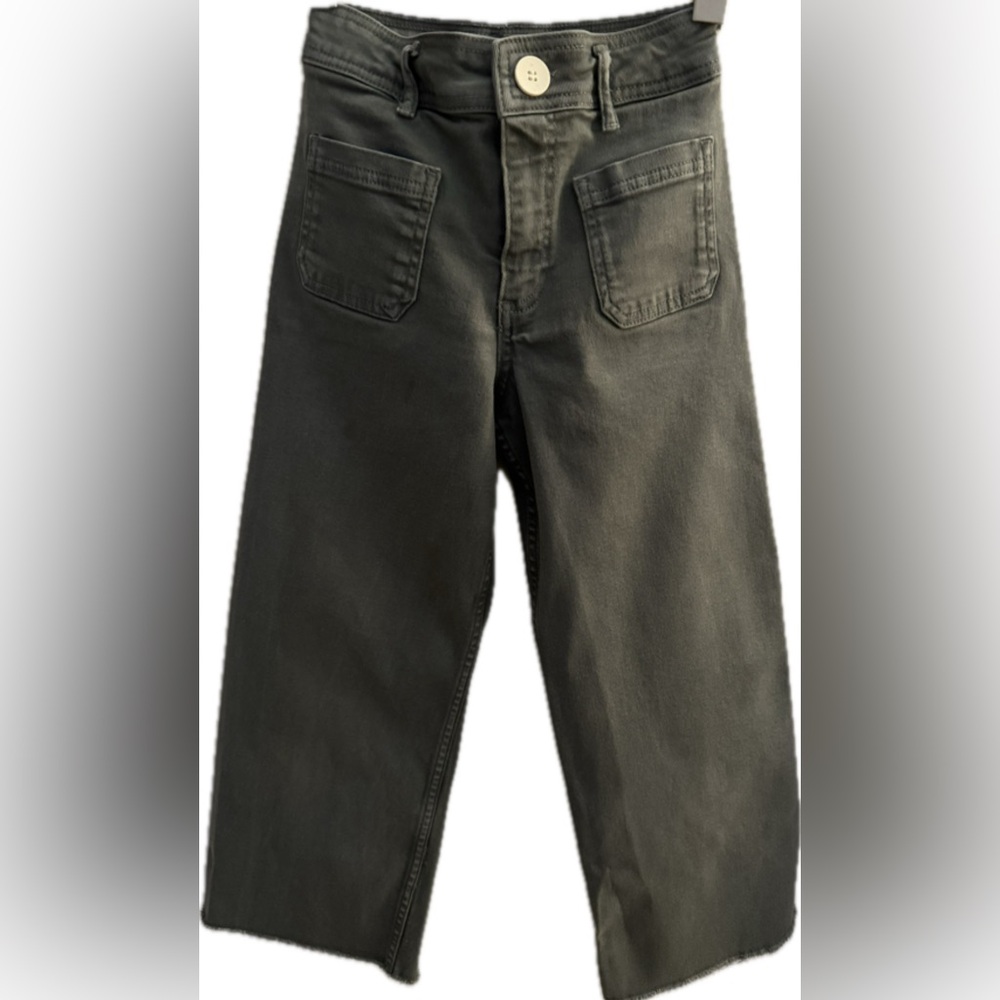 Zara girls wide leg jeans